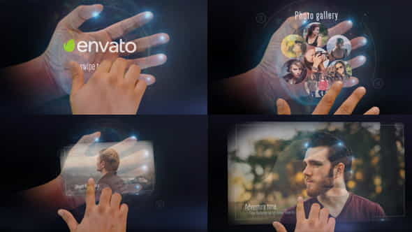 Interactive Hand Hologram Opener - VideoHive 19419859