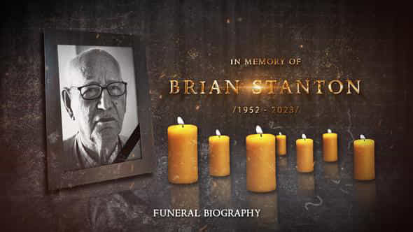 Funeral Memorial Biography - VideoHive 46365256