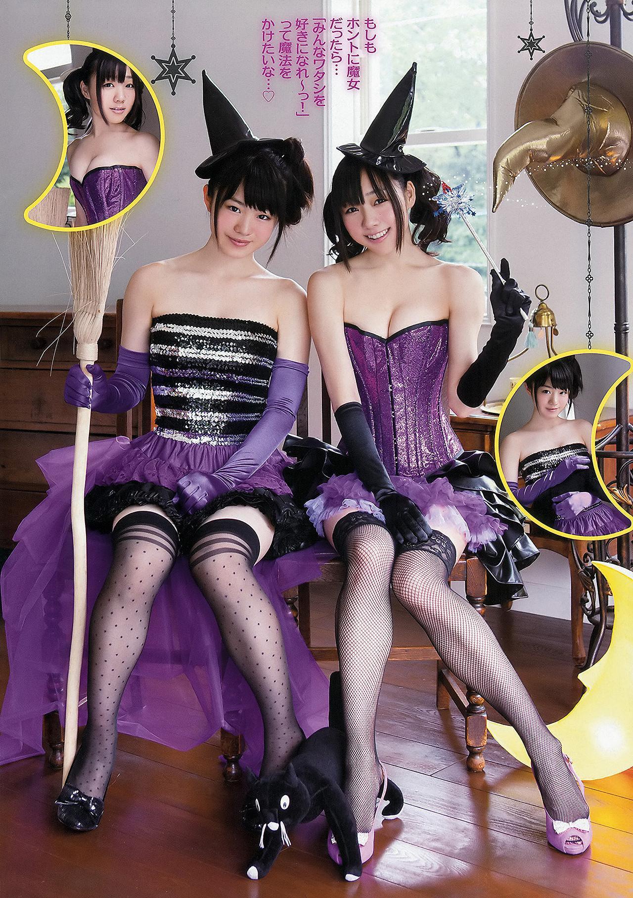 Rena Matsui 松井玲奈, Airi Furukawa 古川愛李, Shiori Ogiso 小木曽汐莉, Akari Suda 須田亜香里, Young Animal 2012 No.18 (ヤングアニマル 2012年18号)(23)
