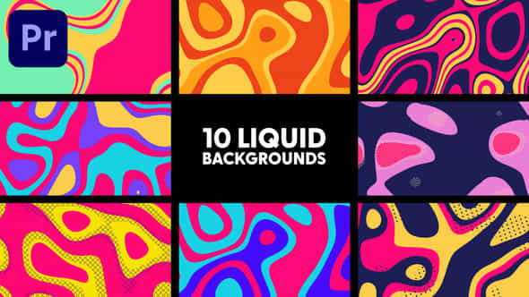 Liquid Backgrounds - VideoHive 42255973
