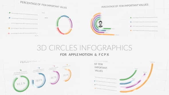 3D Circles Infographics - VideoHive 30811289