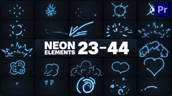 Neon Elements - VideoHive 48310944