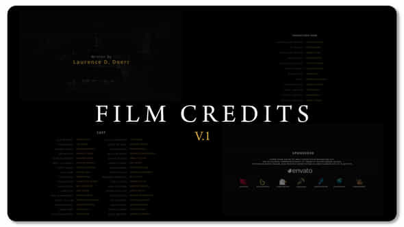 Film Credits V1 - VideoHive 50513996