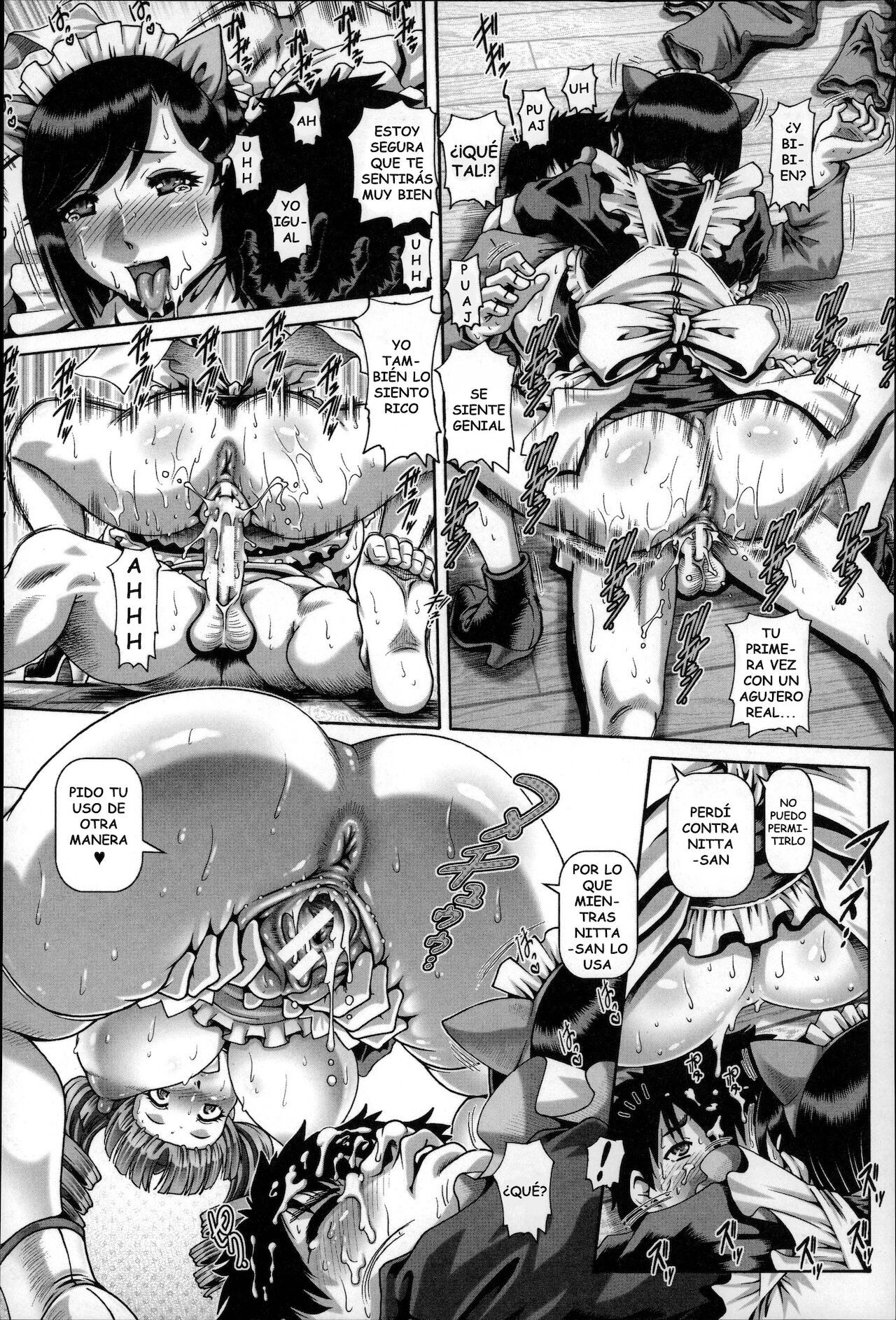 [TYPE.90] Tsuma-tachi no Houshi Katsudou 3 (Bitch na Boketsu) [Spanish] [costarican96]