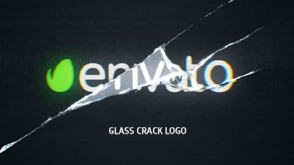 Glass Crack Logo - VideoHive 12892722