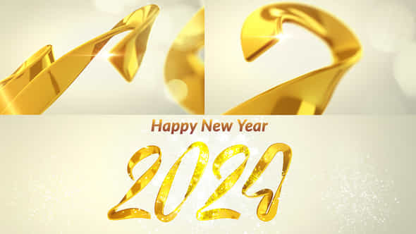 Happy New Year 2024 Intro - VideoHive 50000671