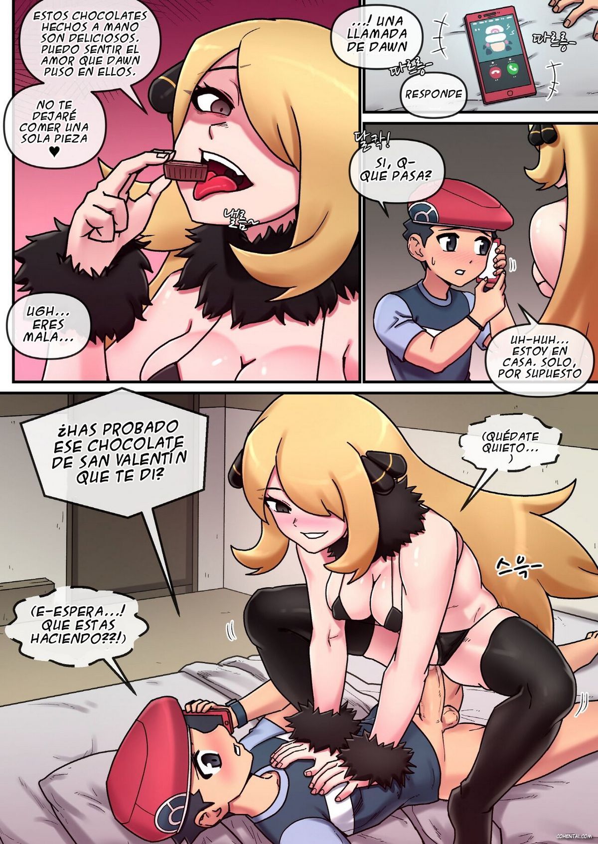 Cynthia’s first love (Pokémon) xxx comics manga porno doujin hentai español sexo 