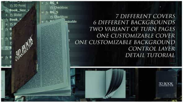 Constructor Of The Book - VideoHive 15076094