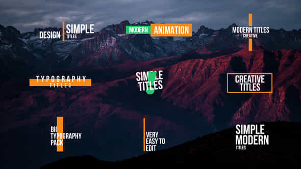 Simple Titles 2.0 - VideoHive 43859315