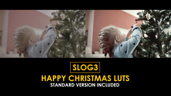 Slog3 Happy Christmas And Standard Color Luts - VideoHive 51061596