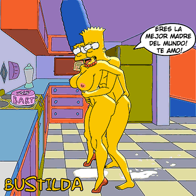 Bart and Marge Simpson – Bustilda - 4