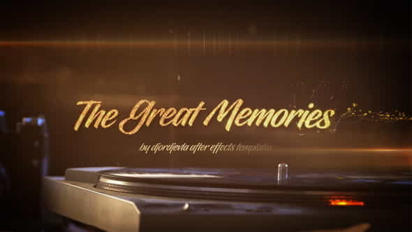 The Great Memories - VideoHive 22188741