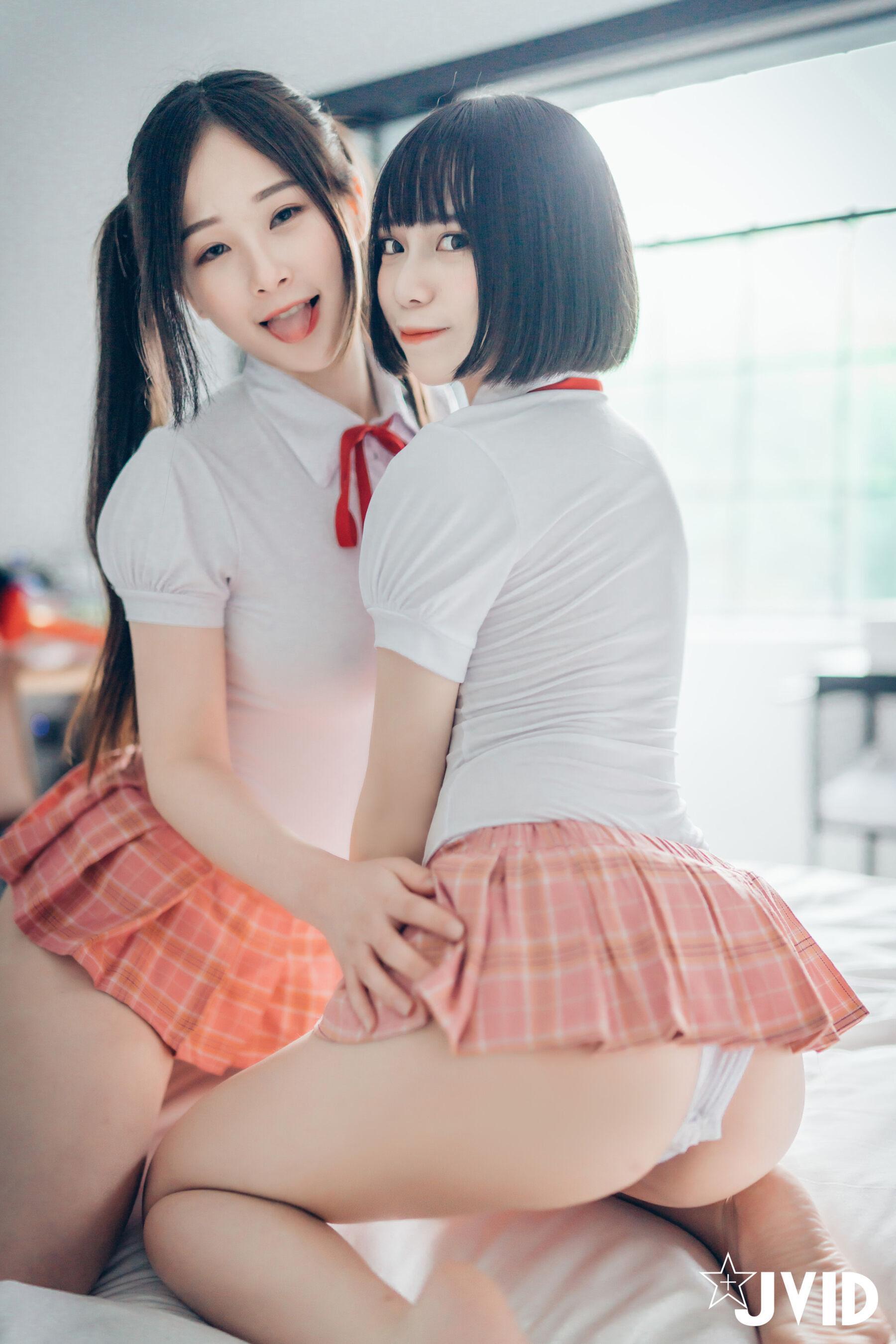 JVID 婕咪&斋斋《湿润百合谁先高潮谁就输了》(3)