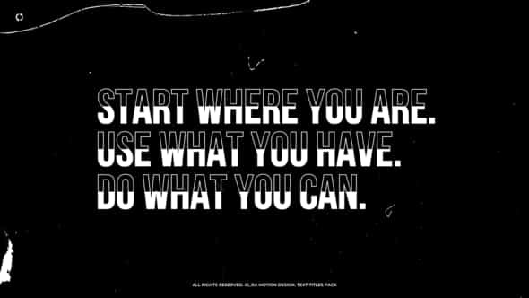 Text Titles - VideoHive 47128151