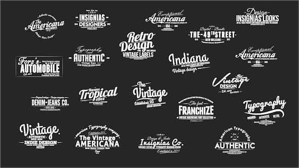 Vintage Slideshow Titles Pack - VideoHive 8970923