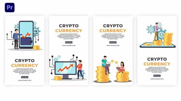 Bitcoin Crypto Currency - VideoHive 39471594