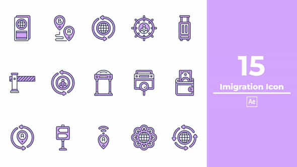 Imigration Icon After Effects - VideoHive 49204002