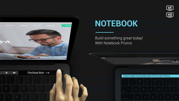 Notebook Website Promo v2 - VideoHive 22802822