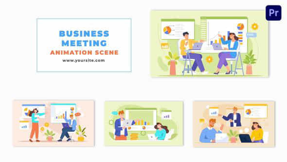 Flat Character Business - VideoHive 47881734