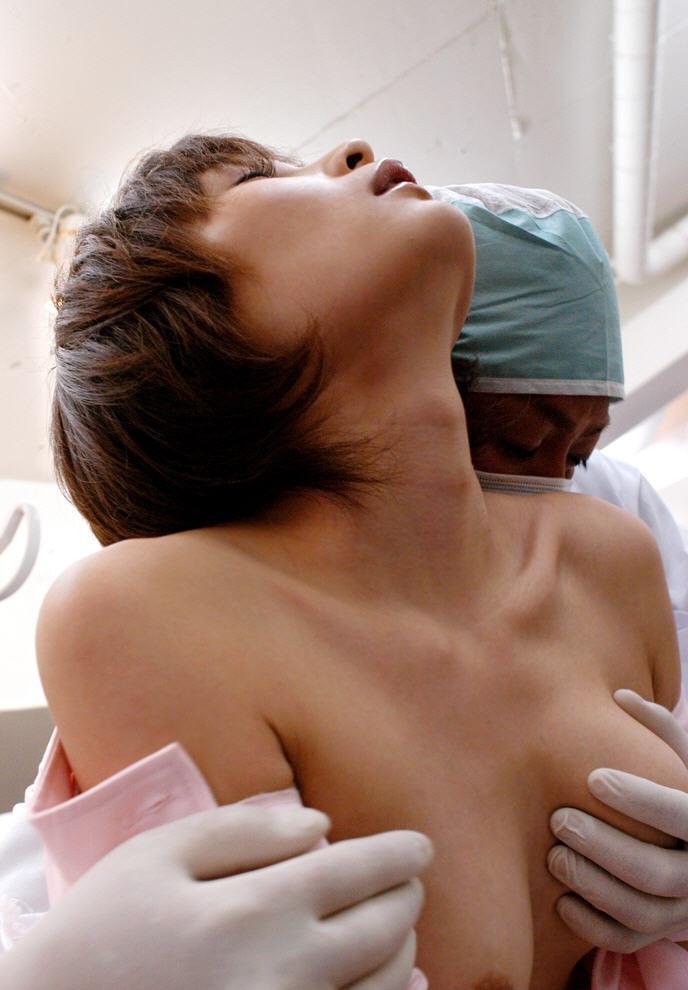 Japanese chick Fuuka has sex with a male employee at medical clinic(12)