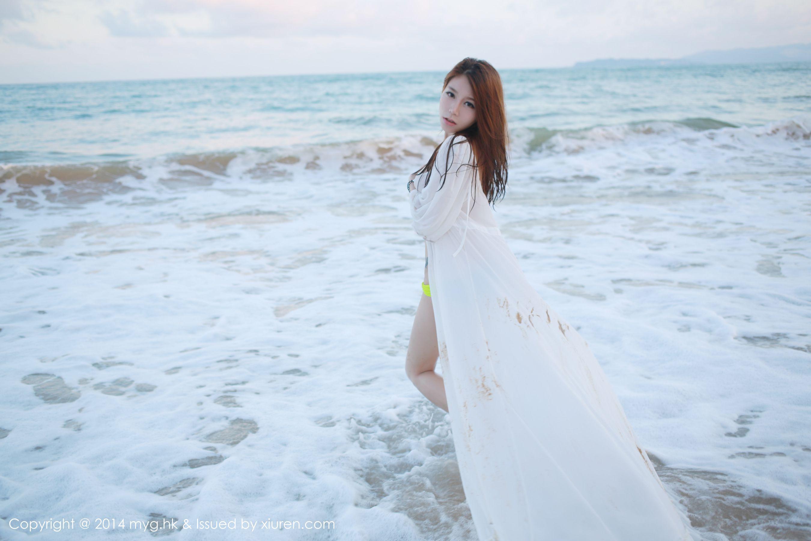 vetiver嘉宝贝儿《五月三亚旅拍 合集完整高清版！》 [美媛馆MyGirl] Vol.007 写真集(121)