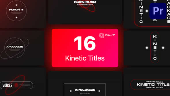 Kinetic Titles - VideoHive 44802672