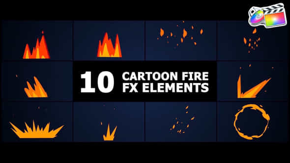 Cartoon Fire - VideoHive 48172636