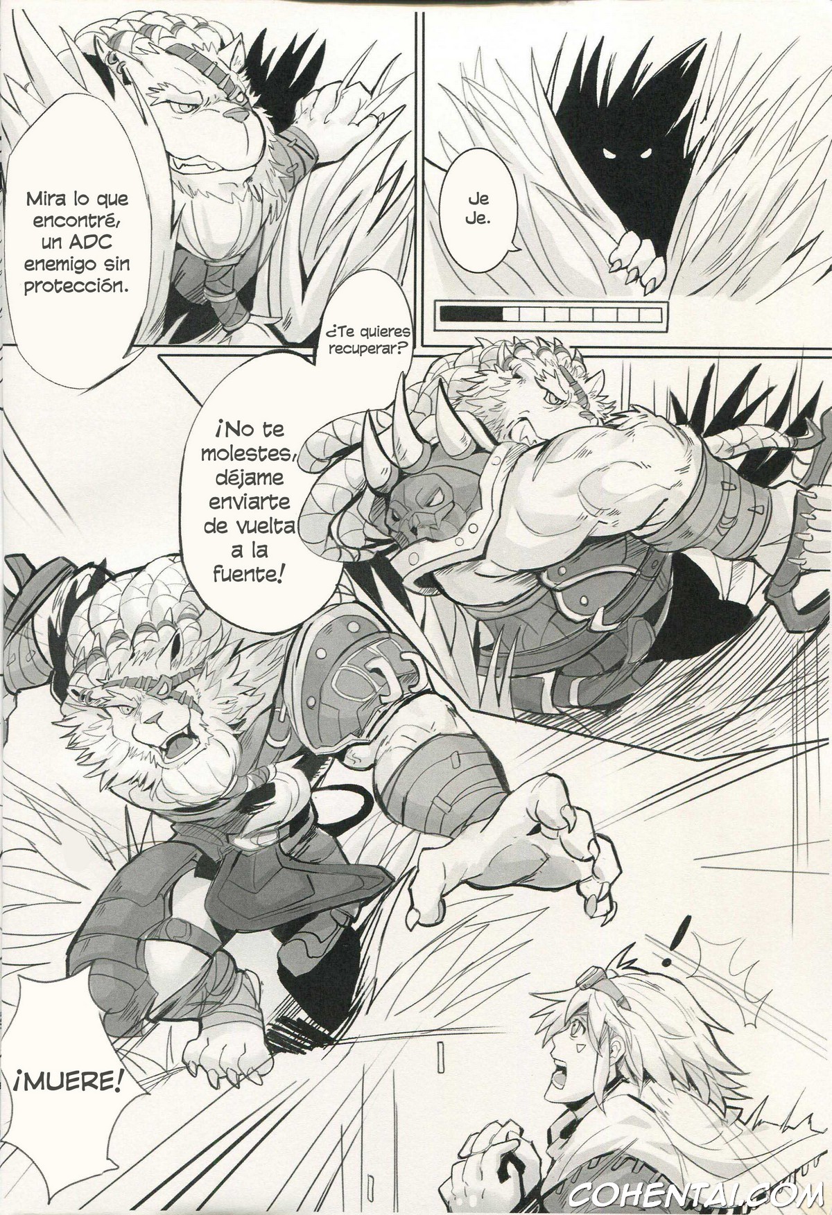 Hunter’s Dead End (League of Legends) xxx comics manga porno doujin hentai español sexo Alistar League of Legends Rengar