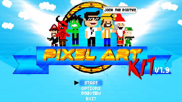 Pixel Art Kit V1.9 - VideoHive 15325974