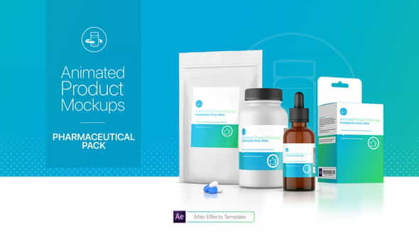 Animated Product Mockups - Pharmaceutical - VideoHive 21507561