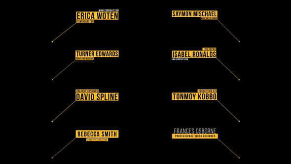 Call Outs Titles - VideoHive 47456256