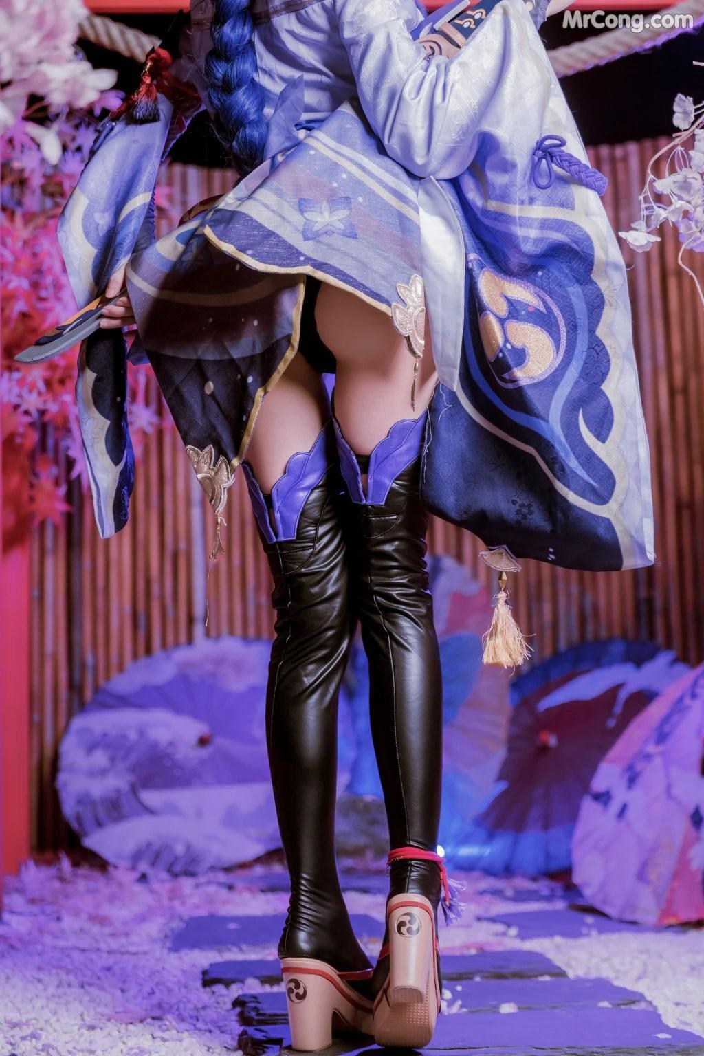 Coser@桜桃喵 Vol.139: 雷电将军+花絮 (51 photos )(38)