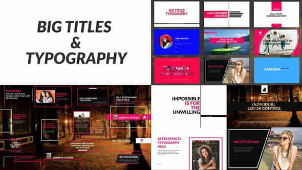 Big TitlesTypography - VideoHive 22723277