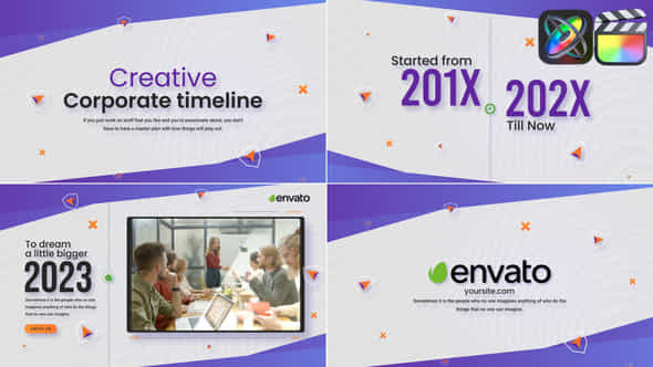 Creative Corporate Timeline Slideshow For Fcpx - VideoHive 48914430