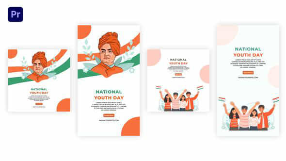 National Youth Day - VideoHive 39407489