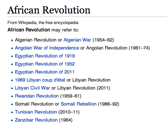 EgyptSearch Forums: African Revolution