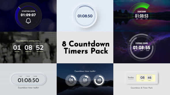 Countdown Timer Pack - VideoHive 58469444