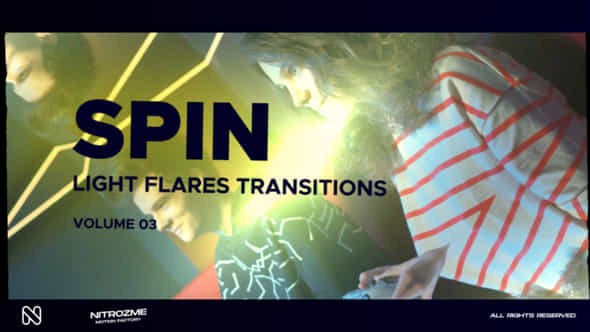 Light Flares Spin - VideoHive 47223936