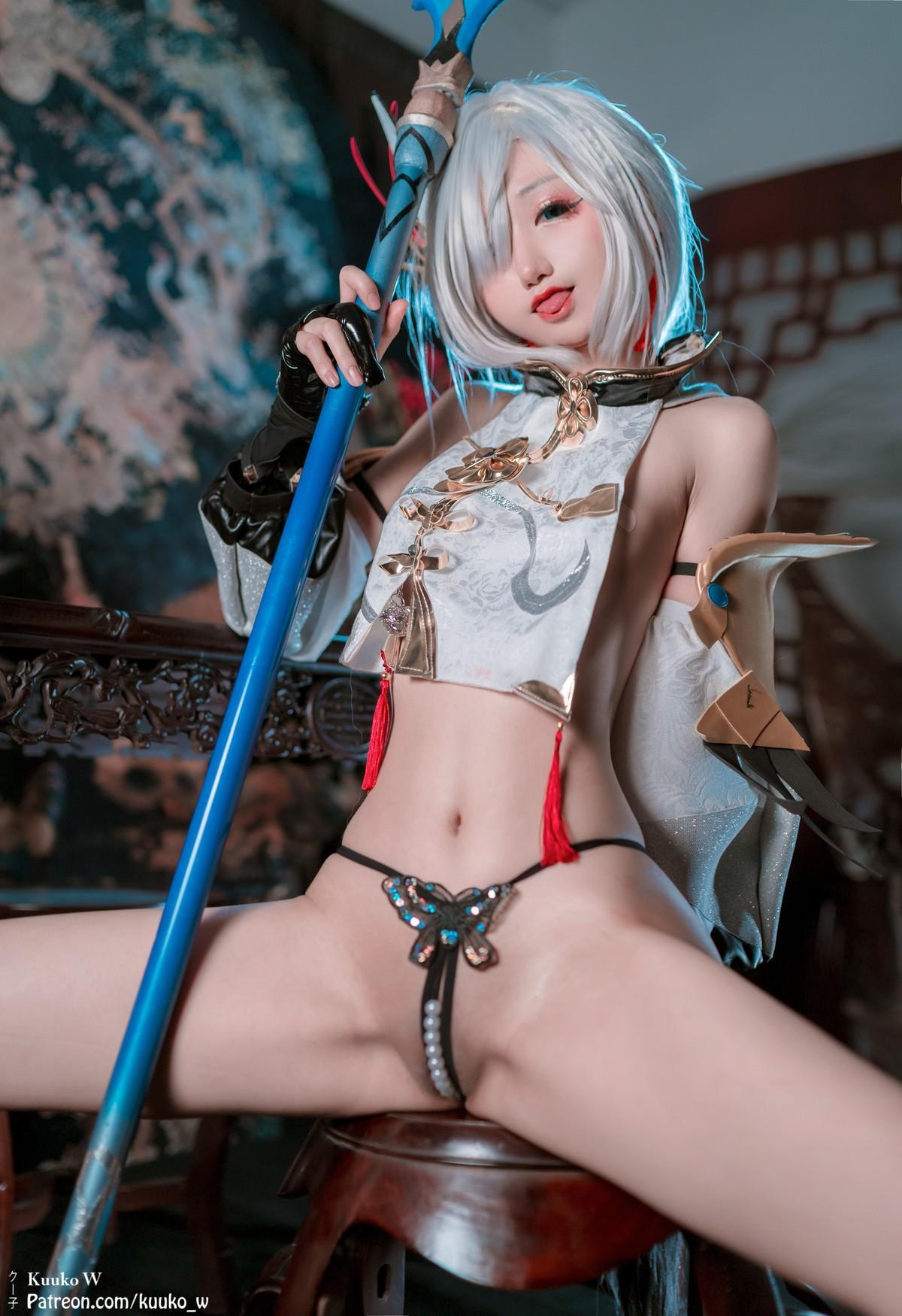 Cosplay KuukoW クー子 Shenhe 申鹤(32)