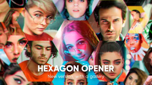 Hexagon Opener - VideoHive 27008717