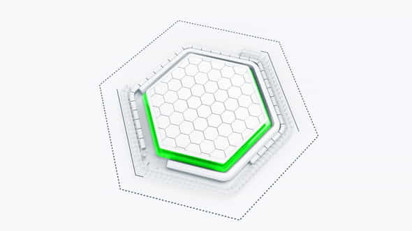 Tech Hexagon Logo - VideoHive 33873142