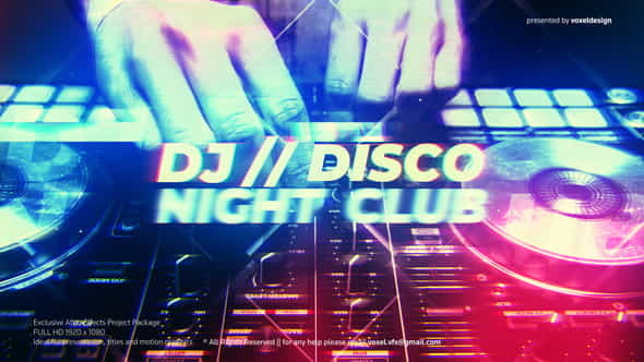 DJ Disco Night Club Intro - VideoHive 25795026