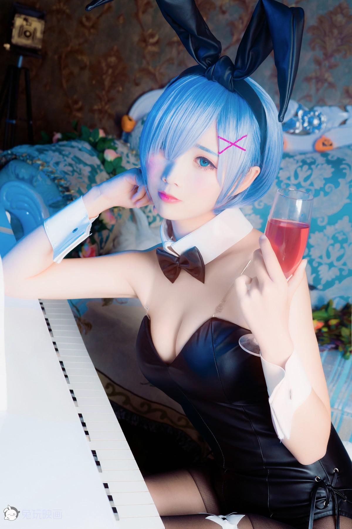 Cosplay 面饼仙儿 兔女郎(22)