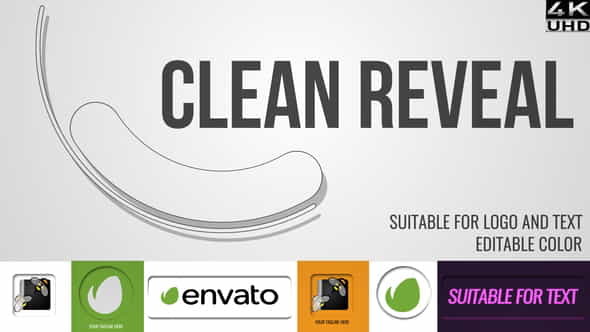 Clean Logo Reveal - VideoHive 31387815