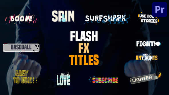 Flash FX Titles - VideoHive 38677865