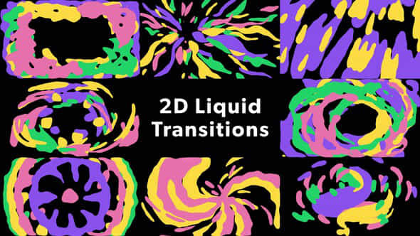 Abstract Liquid Transitions - VideoHive 51689866