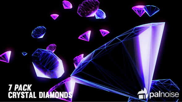 Vj Loops Crystals Diamonds(7-Pack) - VideoHive 15427654