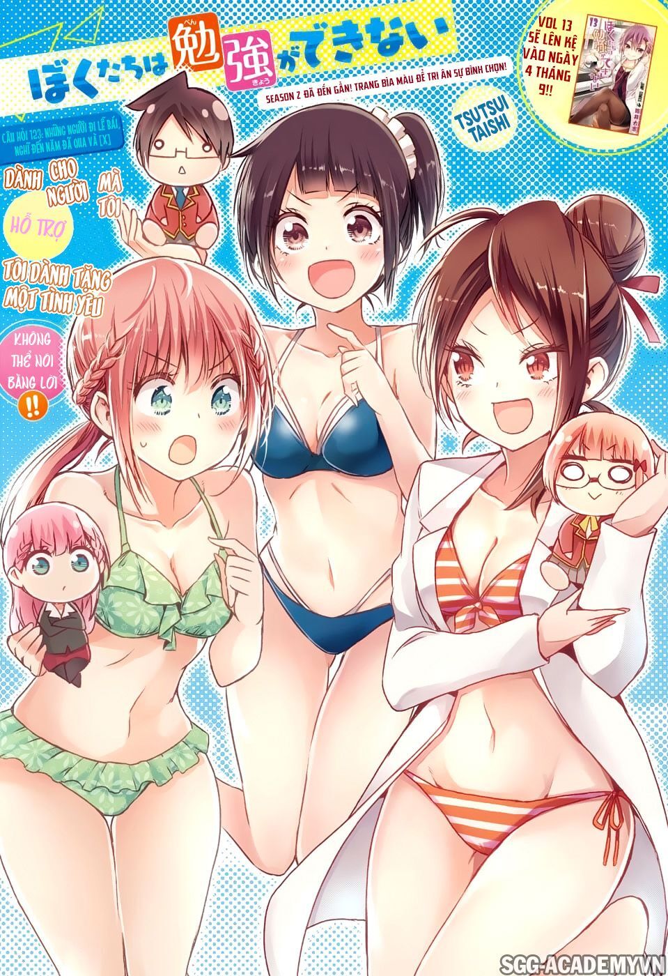 Bokutachi wa benkyou ga dekinai Chap câu hỏi 123