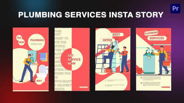 Plumbing Services Instagram - VideoHive 44604153