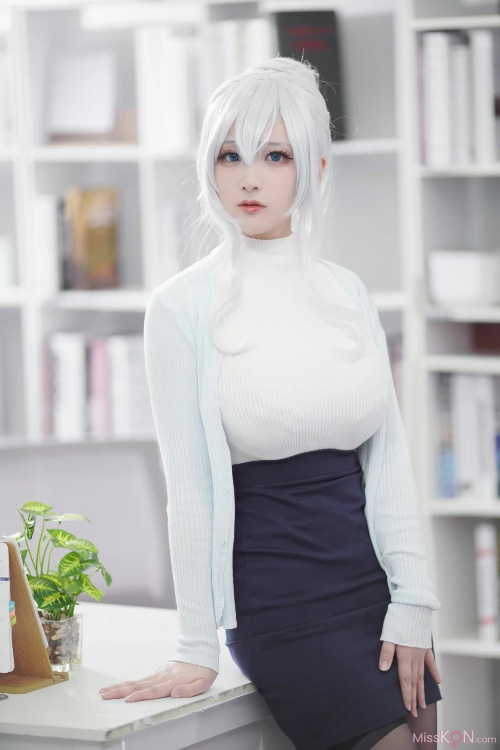 Coser@幼愛Youmeko: 未亡人雪女 (70 photos)(6)